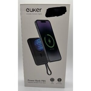 New Sealed Euker PB1 Magnetic Wireless Charger For iPhone Android And More